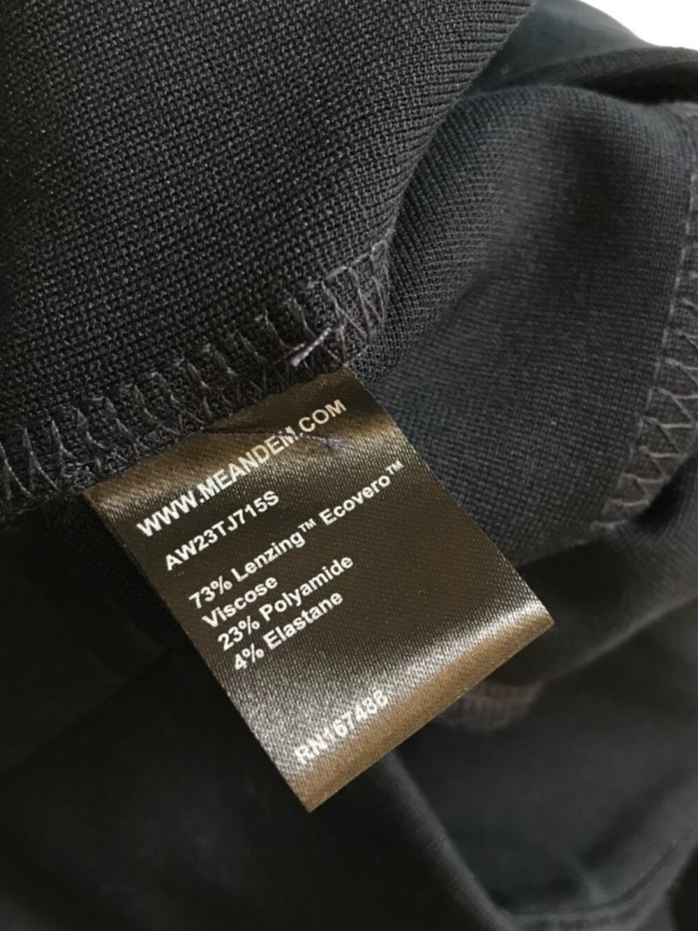 ME + EM Travel Tailored Pants Womens 6 Black High Rise Wide Leg Ponte Jersey - Picture 6 of 10